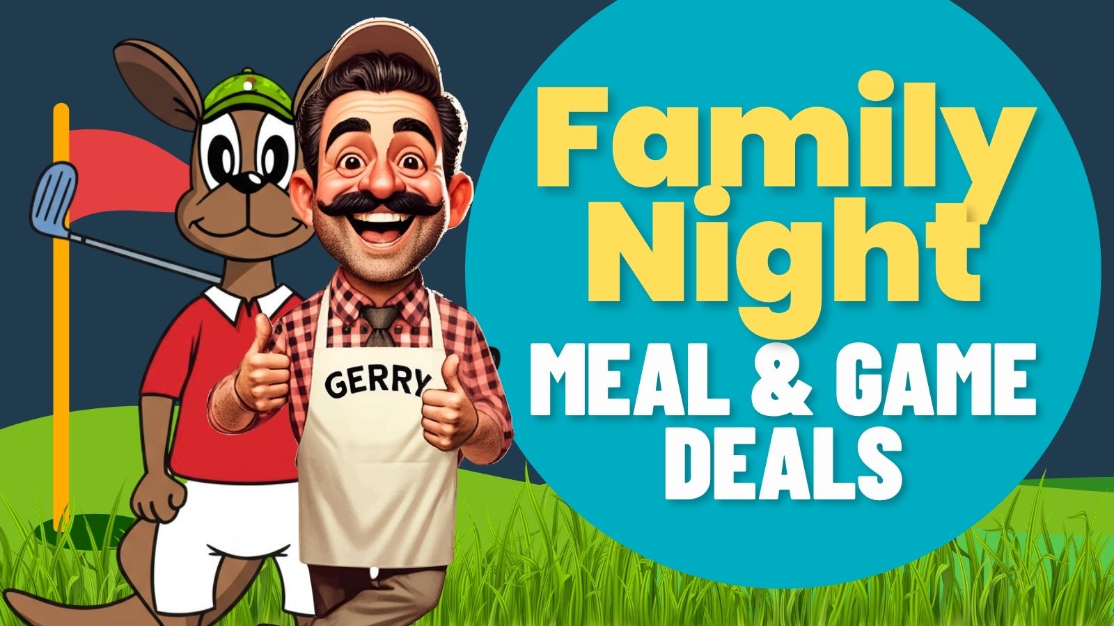 Family Night Meal & Game Deals @ Supa Golf X Gerry's