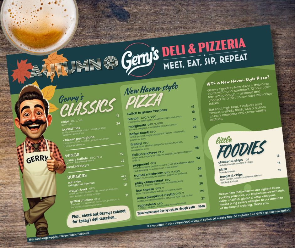 Gerry's Main Menu