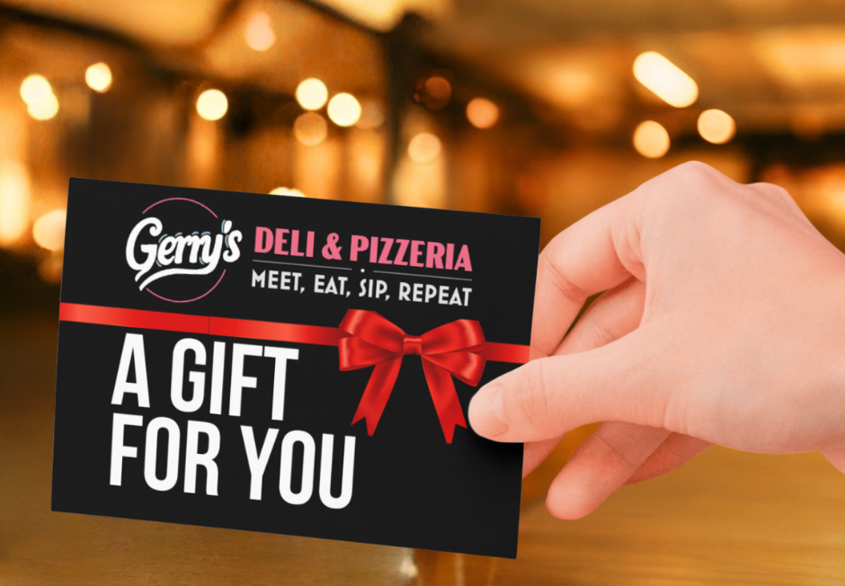 Gerry's Gift Card Banner Gerry's Gift Card Banner